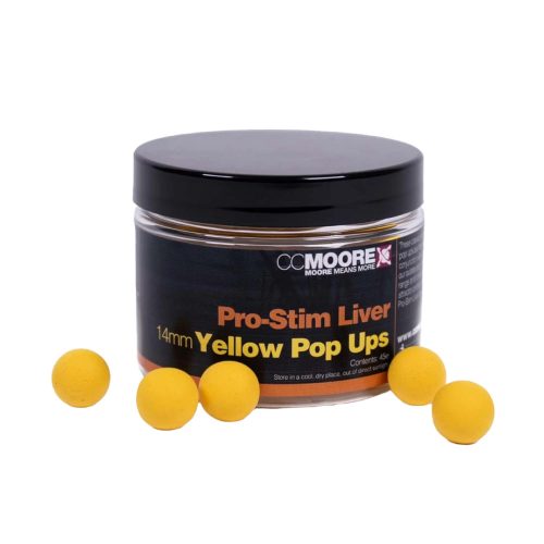 CC Moore Pro-Stim Liver Yellow Pop Ups 14mm (45) 