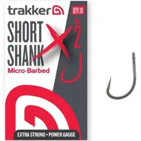Trakker SHORT SHANK XS HOOKS SIZE 2 -Extra erős  horog - CarpHunter