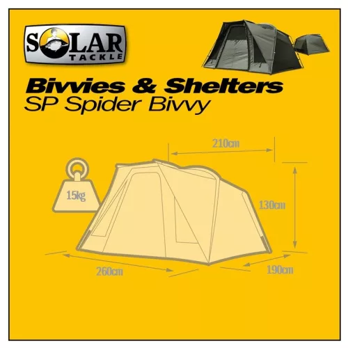 Solar SP Spider Bivvy - CarpHunter