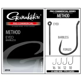 Gamakatsu PRO-C METHOD A1 PTFE barbless - szakáll nélküli horog 10 méret - CarpHunter