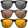 Korda Sunglasses Classics Matt Black Shell / Grey Lens  - napszemüveg szürke lencsével