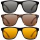 Korda Sunglasses Classics Matt Black Shell / Grey Lens  - napszemüveg szürke lencsével