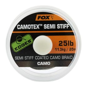 Fox Camotex Semi Stiff 25LB - bevonatos előkezsinór