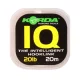Korda IQ Fluorocarbon Hooklink 20lb 20m prémium Korda horgásztermék.