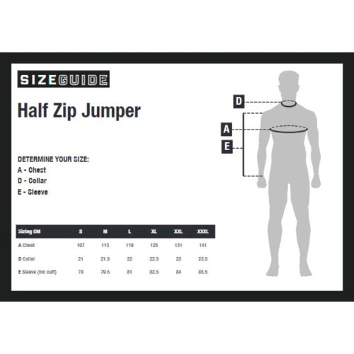 Nash 1/2 Zip Jumper M - pulóver