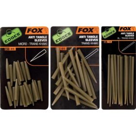   Fox Edges Anti Tangle Sleeves Trans Khaki - gubancgátló kúp mikro