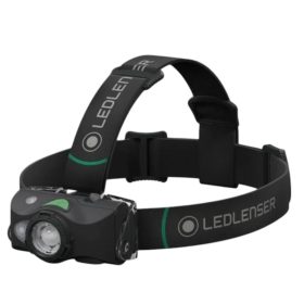 LED LENSER MH8 outdoor tölthető LED fejlámpa 600lm zöld
