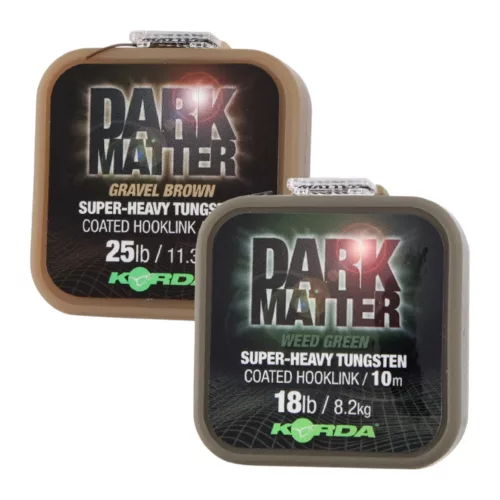 Korda Dark Matter Tungsten Coated Braid Weed Green 18lb 10m prémium Korda horgásztermék.