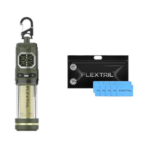 Flextail Tiny Repeller S – Szúnyogriasztó, LED lámpa és power bank egyben - zöld