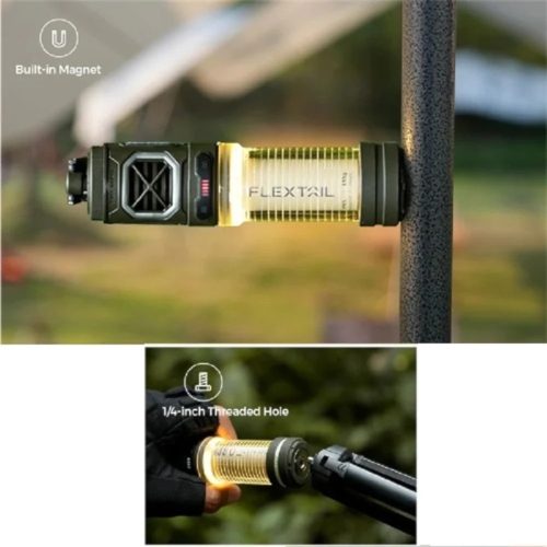 Flextail Tiny Repeller S – Szúnyogriasztó, LED lámpa és power bank egyben - zöld