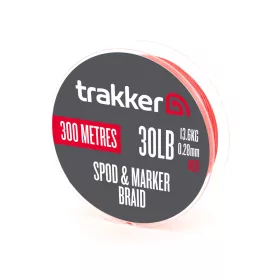 Trakker SPOD MARKER BRAID (30lb, 13,6kg, 0,28mm, 300m) RED - Spod és marker zsinór - CarpHunter