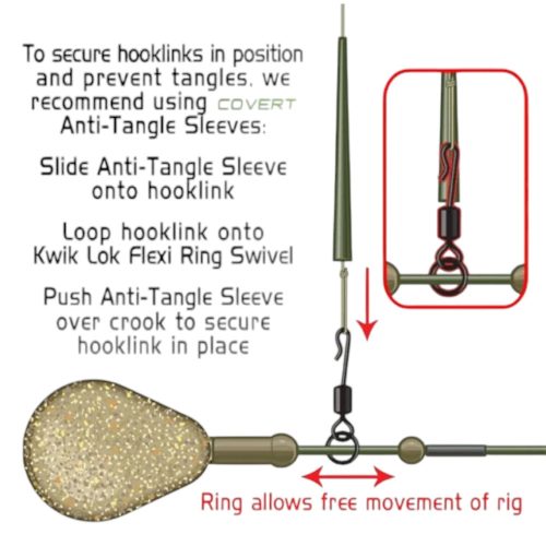 Gardner Covert Flexi-Ring Kwik Lok Swivels 12