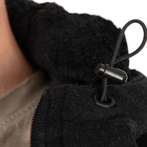 Fox Collection Sherpa Jacket Black/Orange 3XL - Fox téli kabát     