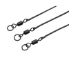 Korda Előkötött Leadcore Leader Ring Swivel (50cm) - Weed prémium Korda horgásztermék.