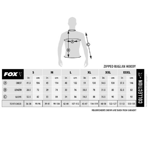 FOX COLLECTION LW HOODY BLACK & ORANGE - Zippzáras kapucnis pulóver