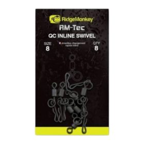   RidgeMonkey RM-Tec QC Inline Swivel gyorskapcsos karikás forgó