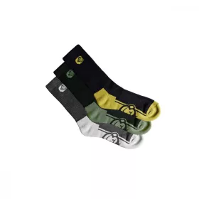 Ridgemonkey Apearel Crew socks 10-12 méret - 3db-s zokni - CarpHunter