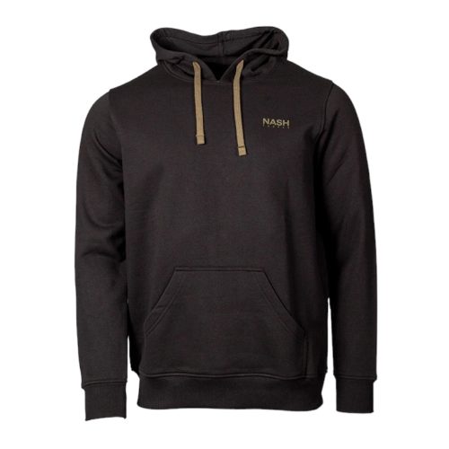 Nash Fish Logo Hoody Black - Fekete kapucnis pulóver XL méret