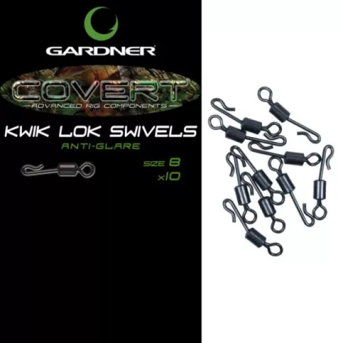 Gardner Covert Kwik Lok Swivels 8 - CarpHunter