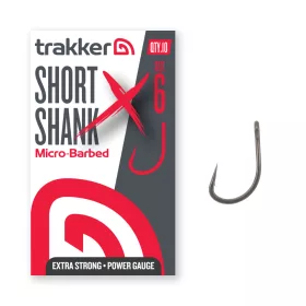 Trakker SHORT SHANK XS HOOKS SIZE 6 -Extra erős  horog
