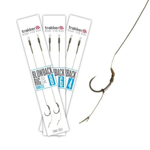 Trakker Blowback Rig Barbless 6 - szakáll nélküli előkötött horog