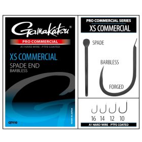   Gamakatsu PRO-C XS COMMERCIAL SPADE A1 PTFE - horog 10 méret