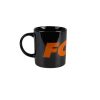 Fox Black and Orange Logo Ceramic Mug - kerámia bögre