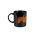 Fox Black and Orange Logo Ceramic Mug - kerámia bögre