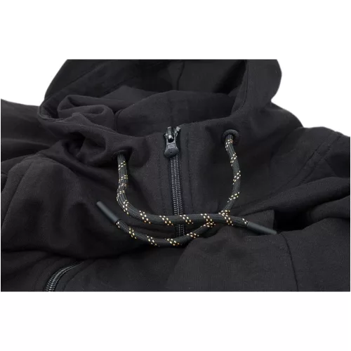 Fox Coll Black Orange LW Hoodie XXXL - Könnyű fekete narancs pulóver prémium Fox International horgásztermék.