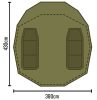 Trakker Superdome Bivvy nagyméretű sátor + belső hálófülke