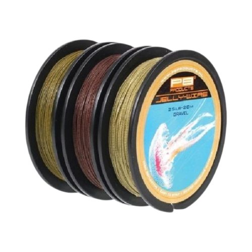 PB Products Jelly Wire Weed 15LB 20M - növényzet színű előkezsinór