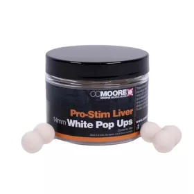 CC Moore Pro-Stim Liver White Pop Ups 14mm (45) - CarpHunter