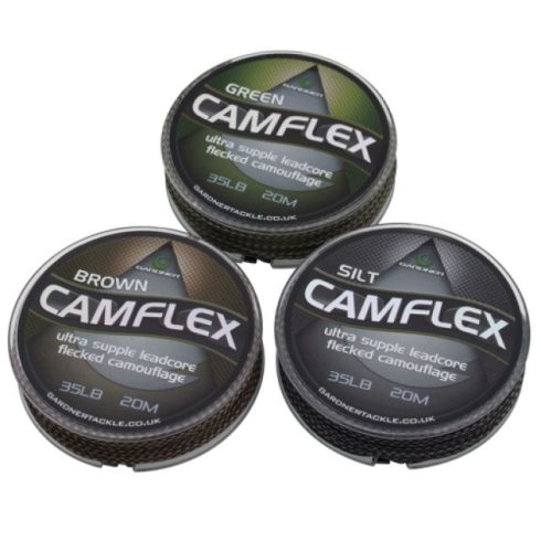 Gardner Camflex Leadcore Green 35lb (15,9kg) 20m - ólombetétes zsinór