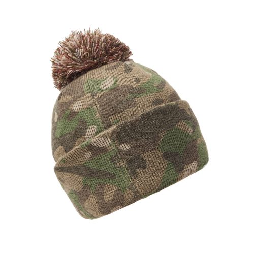 Trakker Camo Bobble Hat - bojtos téli sapka