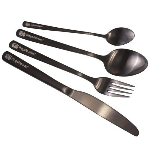 RidgeMonkey DLX Cutlery Set evőeszköz készlet 2 személyes