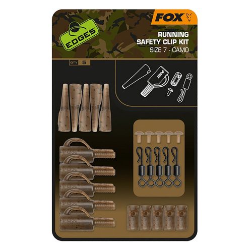 Fox Edges Camo Running Safety Clip Kit            