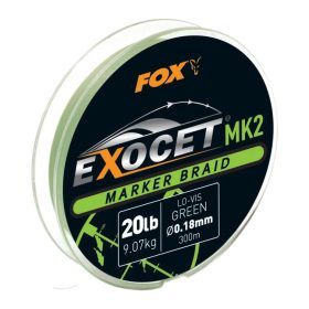 Fox Exocet MK2 Marker Braid 0.18mm / 20lb X 300m