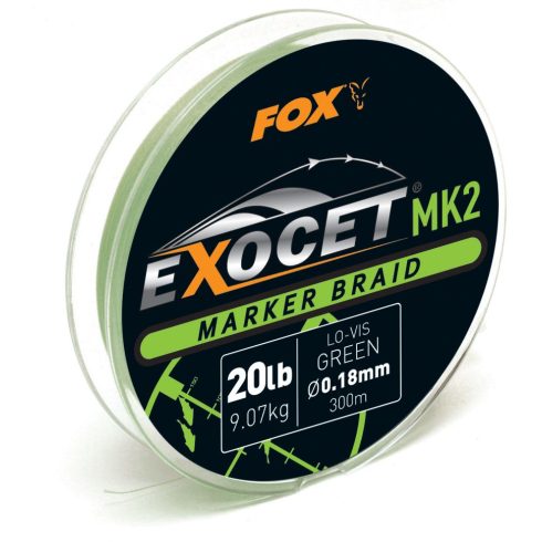 Fox Exocet MK2 Marker Braid 0.18mm / 20lb X 300m