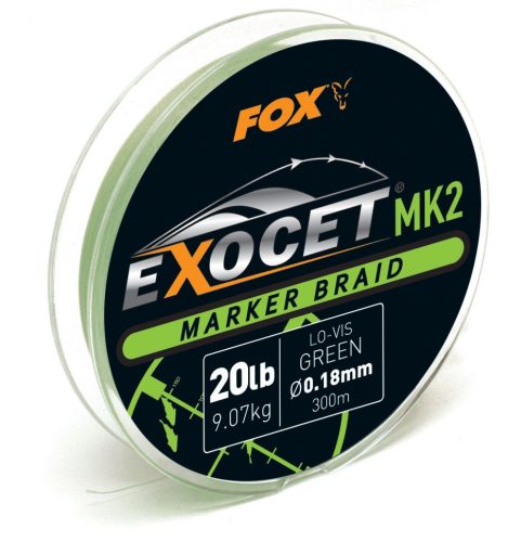 Fox Exocet MK2 Marker Braid 0.18mm / 20lb X 300m