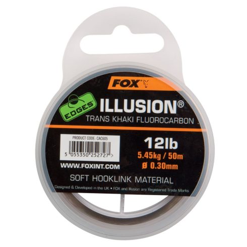 Fox Edges Illusion Soft  Hooklink - SOFT horogelőke zsinór 15lb