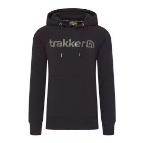 Trakker CR Logo Hoody Black Camo - CarpHunter