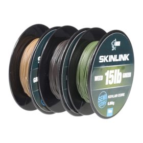 Nash Skinlink Semi stiff 15lb silt - félmerev előkezsinór