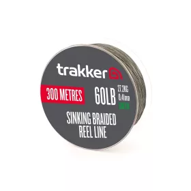   Trakker SINKING BRAID REEL LINE (60lb, 27,2kg, 0,41mm, 300m) - Fonott, süllyedő főzsinór 