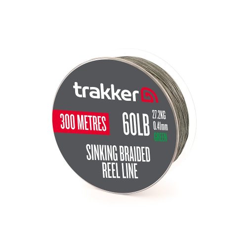 Trakker SINKING BRAID REEL LINE (60lb, 27,2kg, 0,41mm, 300m) - Fonott, süllyedő főzsinór 