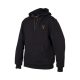 Fox Collection Black/Orange Hoodie - Fekete - Narancs kapucnis pulóver
