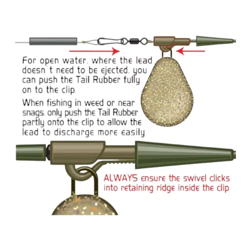 Gardner Covert Lead Clips Brown - CarpHunter