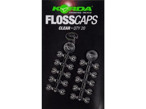 Korda Floss Caps Clear 