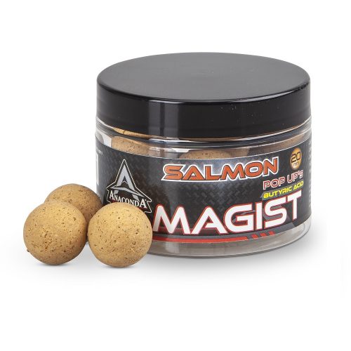 ANACONDA Magist Balls PopUp Salmon - Lazac ízesítésű lebegő horogcsali 16mm