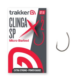 Trakker CLINGA SP XS SIZE 2 BARBED -  Extra erős horog