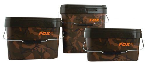 Fox Camo Square Bucket - szögletes vödör